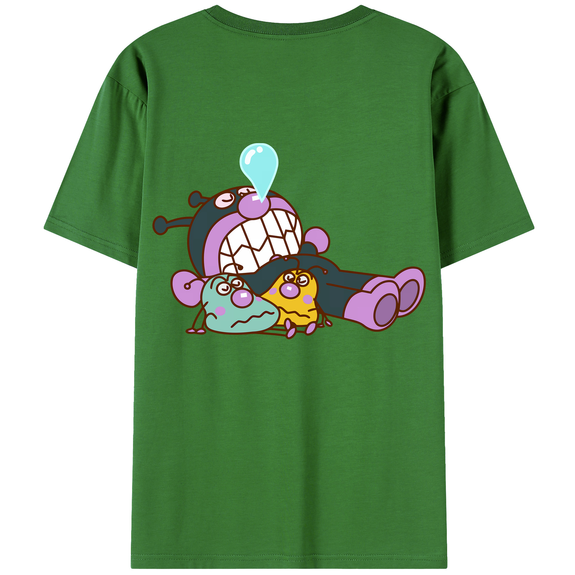 （画像用） アンパンマン Anpanman レディース半袖Tシャツ(バックプリント)